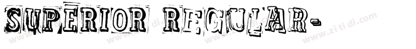 SUPERIOR Regular字体转换